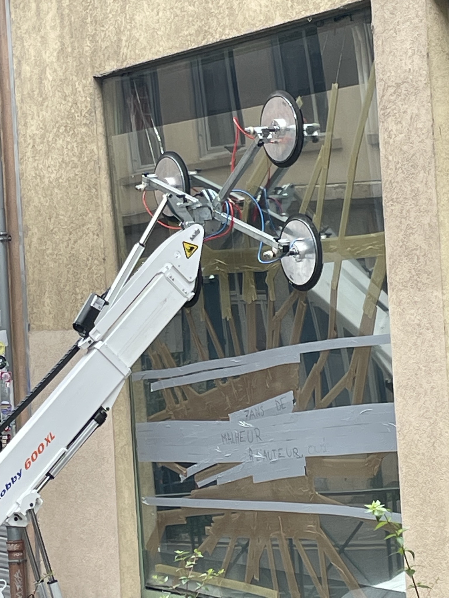 vitrine brisée à Vienne